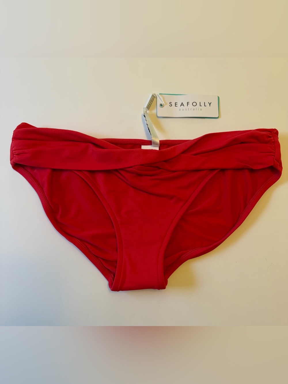 Seafolly Collective Twist Band Mini Hipster Bikini Bottom 10 NWT - Picture 3 of 7